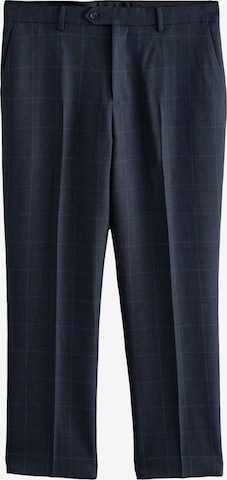 Next Normalny krój Spodnie w kant 'Prince Of Wales' w kolorze niebieski: przód
