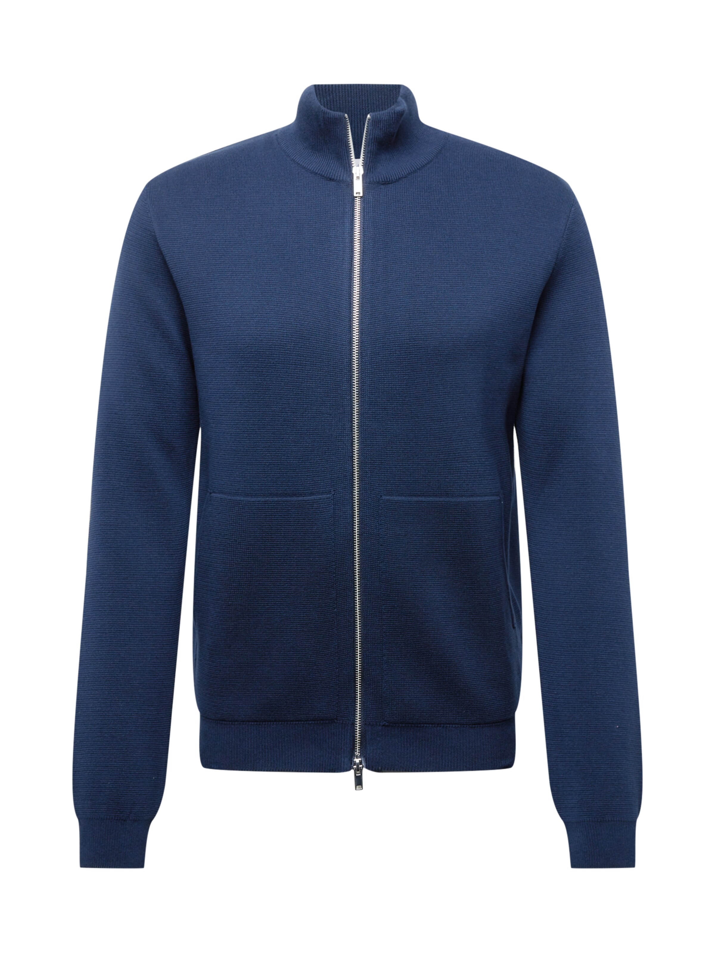 Vestes en maille SEIDENSTICKER en bleu : devant