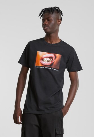 Mister Tee Shirt 'El Oro' in Zwart: voorkant