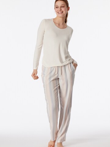 SCHIESSER - Pantalón de pijama ' Mix+Relax ' en beige
