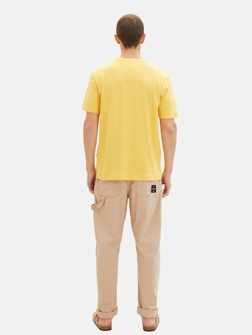 TOM TAILOR T-shirt i gul
