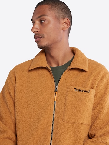 TIMBERLAND Fleecejacke in Braun