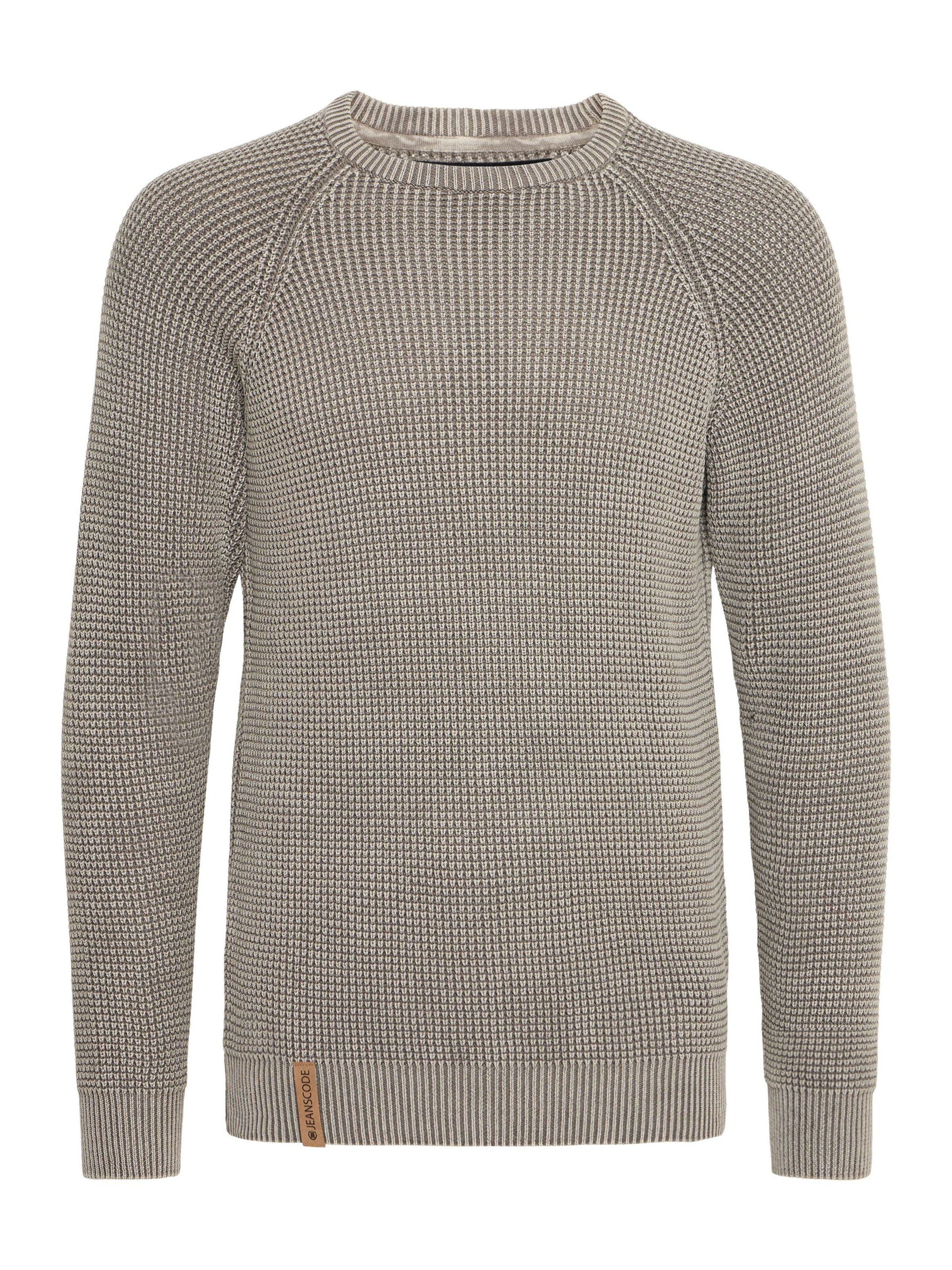 INDICODE JEANS Trui 'Rockford' in Grijs: voorkant