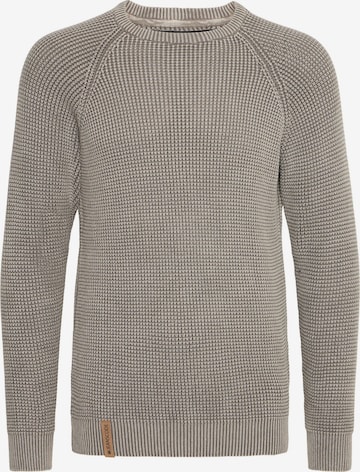 INDICODE JEANS Pullover 'Rockford' in Grau: Vorderseite