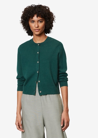 Marc O'Polo DENIM Knit Cardigan in Green: front