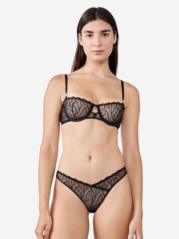 ETAM Balconette BH in Schwarz