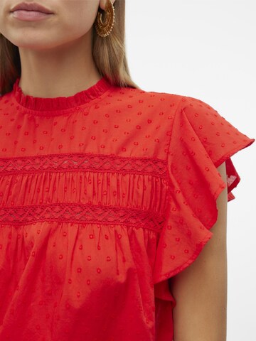 VERO MODA Blouse 'VMTrine' in Rood