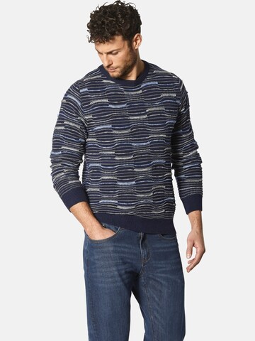 Pull-over BABISTA en bleu : devant