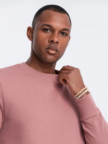 Ombre Sweatshirt 'OM-SSBN-0159' in Roze