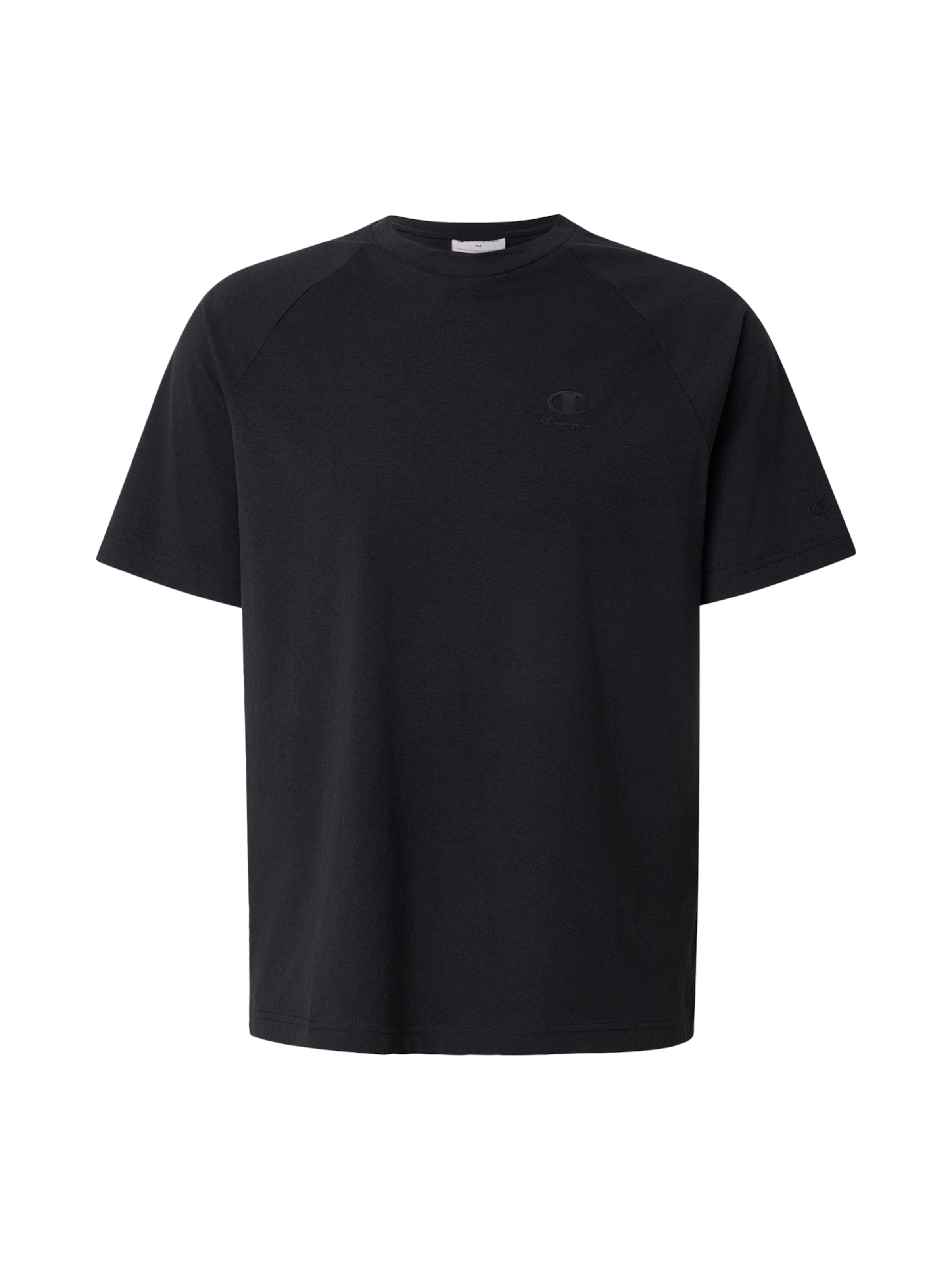 T-Shirt Champion Authentic Athletic Apparel en noir : devant