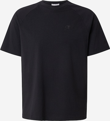 T-Shirt Champion Authentic Athletic Apparel en noir : devant