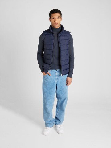 INDICODE JEANS Weste 'Gibbs' in Blau