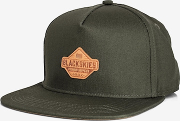 Blackskies Cap 'Essentials' in Grün: Vorderseite