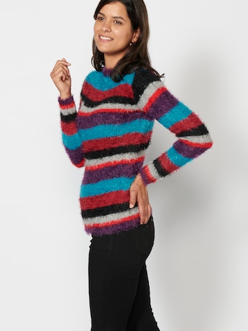 KOROSHI Pullover in Mischfarben