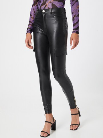 River Island Skinny Trousers in Black: front