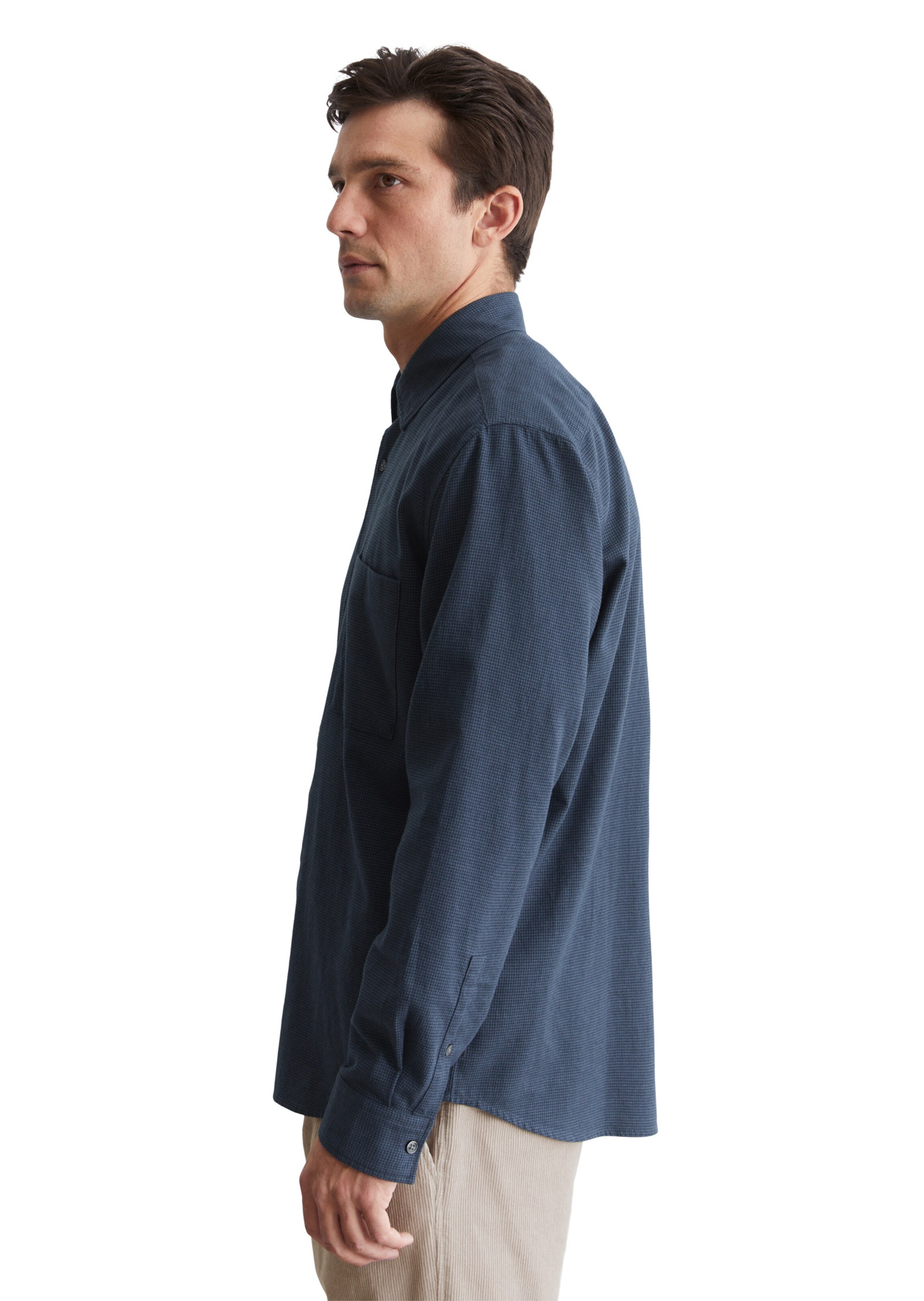 Marc O'Polo Regular fit Overhemd in Blauw