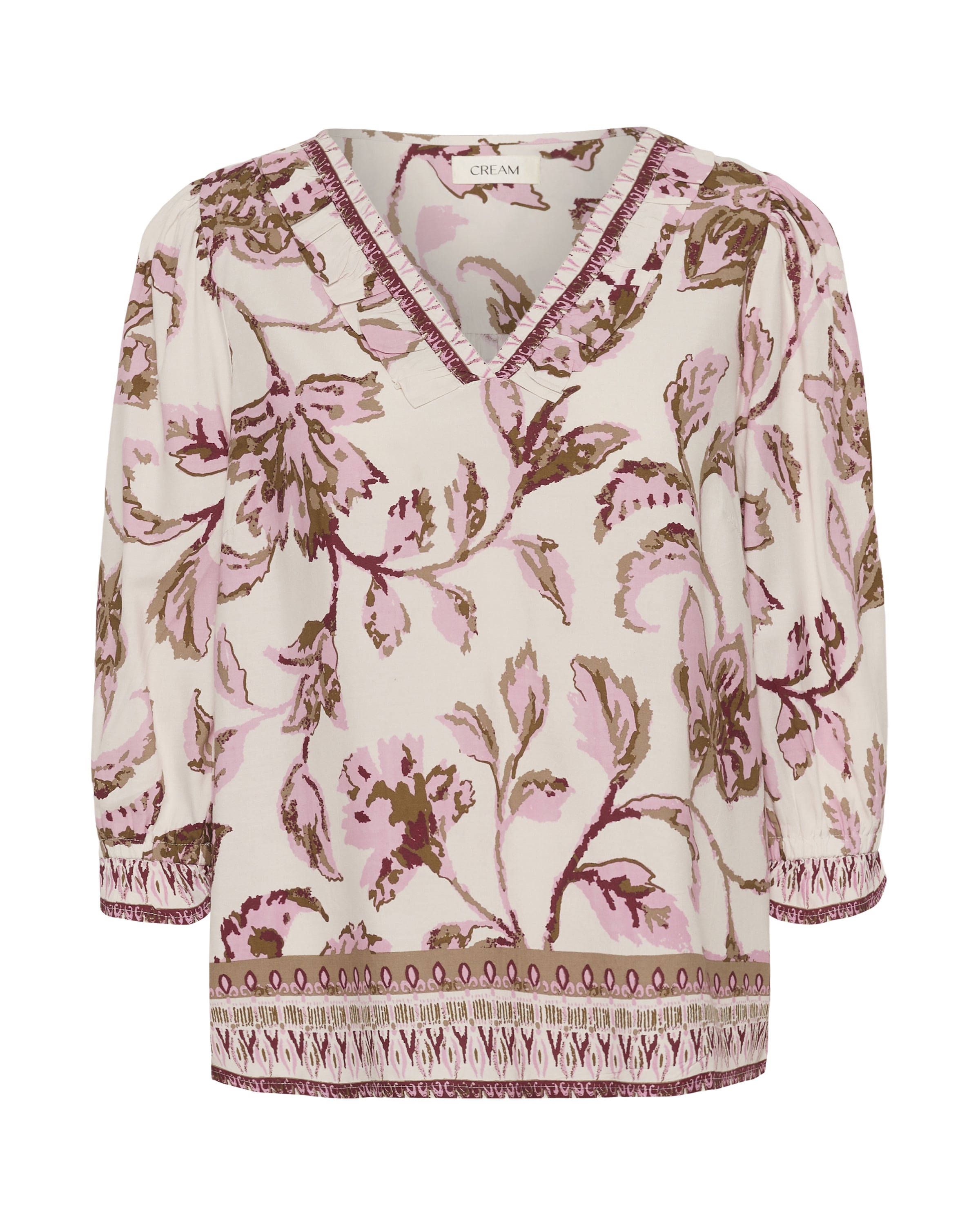 Cream Bluse 'CRTiah' in Pink: Vorderseite