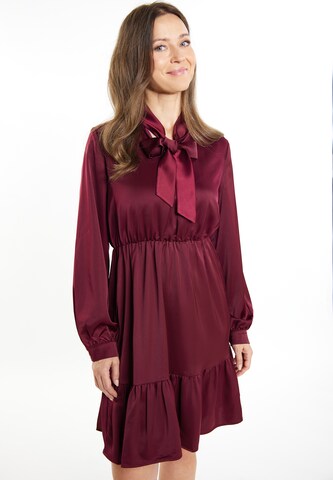 Robe usha BLACK LABEL en rouge : devant