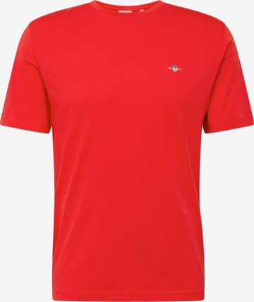 T-Shirt GANT en rouge : devant