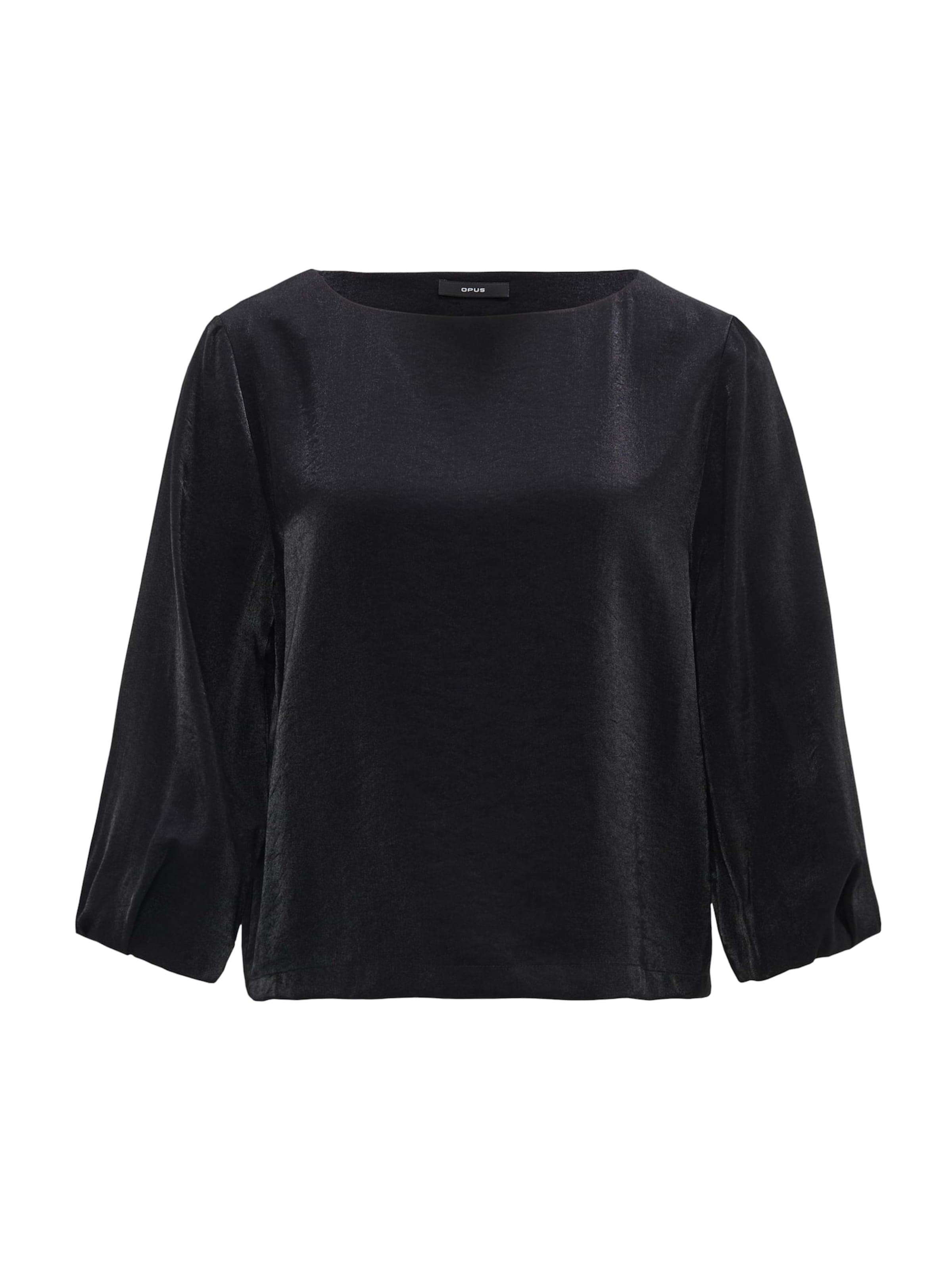 OPUS Bluse 'Flixi' in Schwarz: Vorderseite