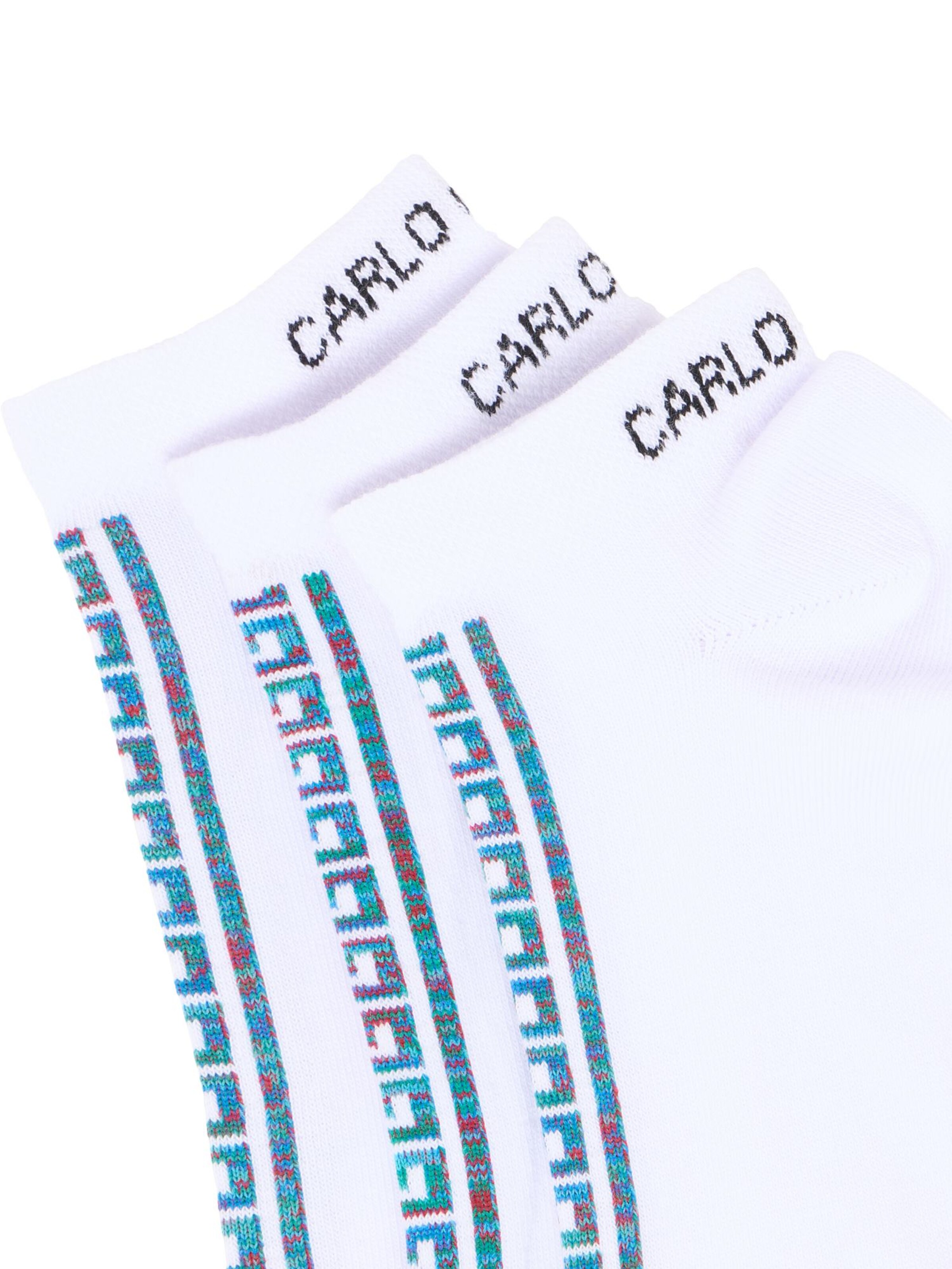 Carlo Colucci Socks ' Deromedi ' in White