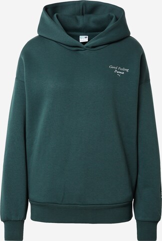 Sweat-shirt PUMA en vert : devant