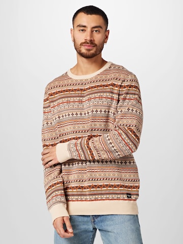 Regular fit Pullover 'Mineo' di Iriedaily in beige: frontale