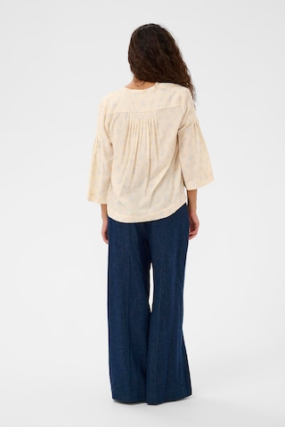 Chemisier 'SLEneya' SOAKED IN LUXURY en beige