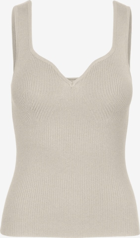 VERO MODA Gebreide top 'WILLOW' in Beige: voorkant