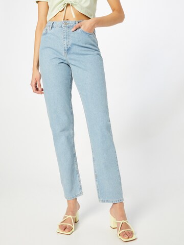 NA-KD Regular Jeans in Blue: front