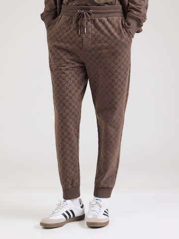 JOOP! Tapered Παντελόνι 'Korvian' σε καφέ: μπροστά
