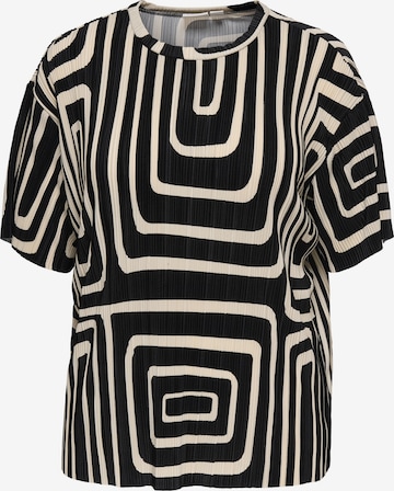 juoda ONLY Carmakoma Marškinėliai: priekis