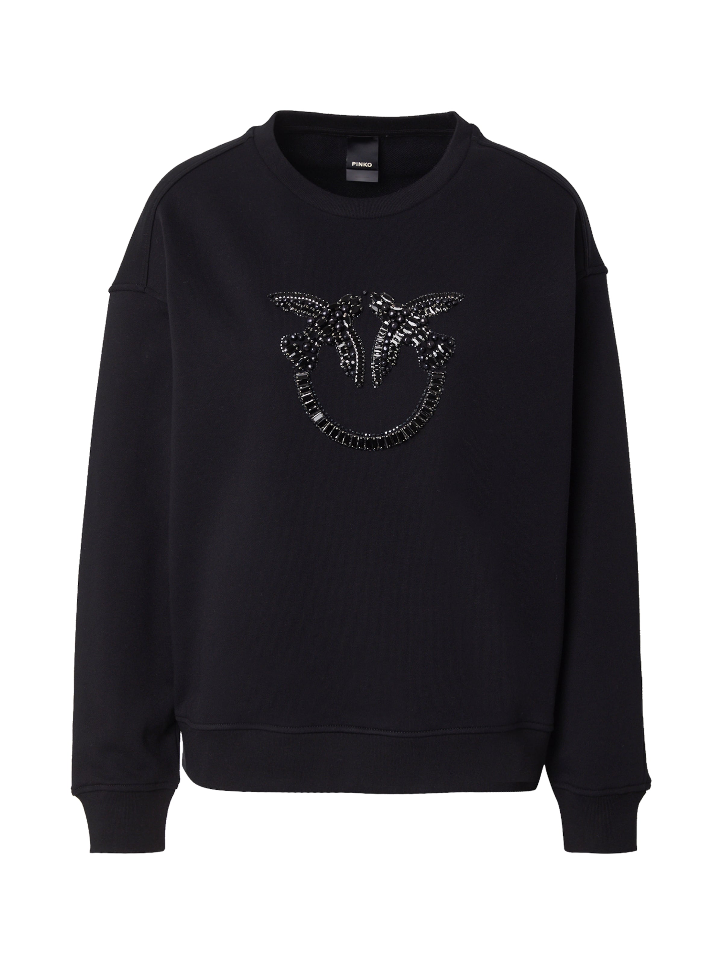 PINKO Sweatshirt 'NELLY' in Black: front