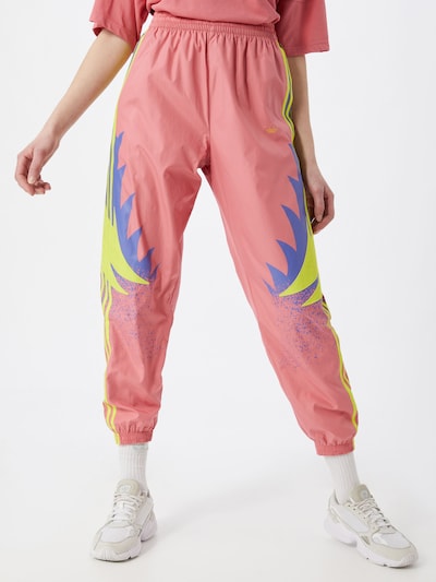 ADIDAS ORIGINALS Hlače u sivkasto plava / žuta / roza, Prikaz modela