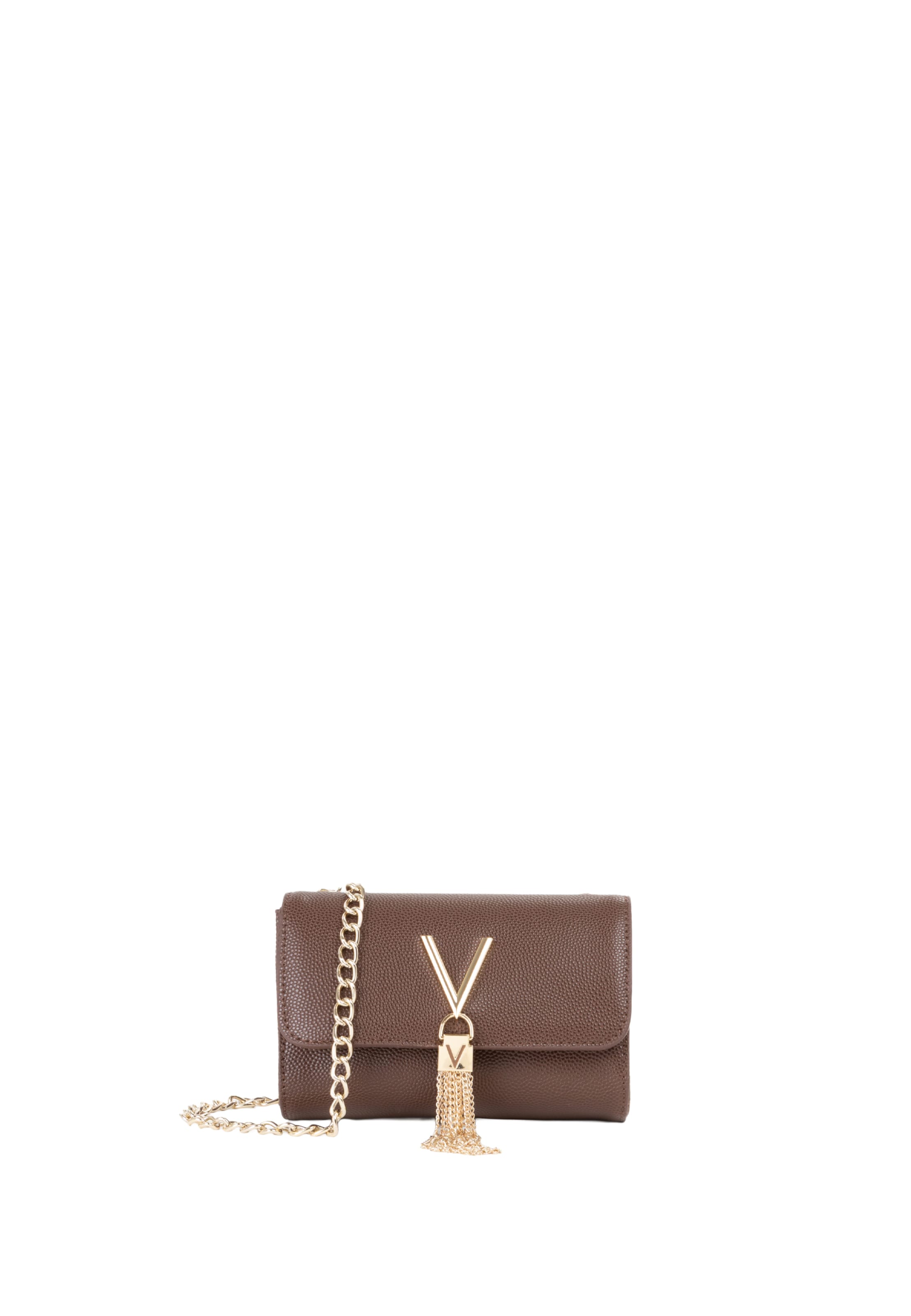 VALENTINO - Bolso de hombro 'DIVINA' en marrón: frente