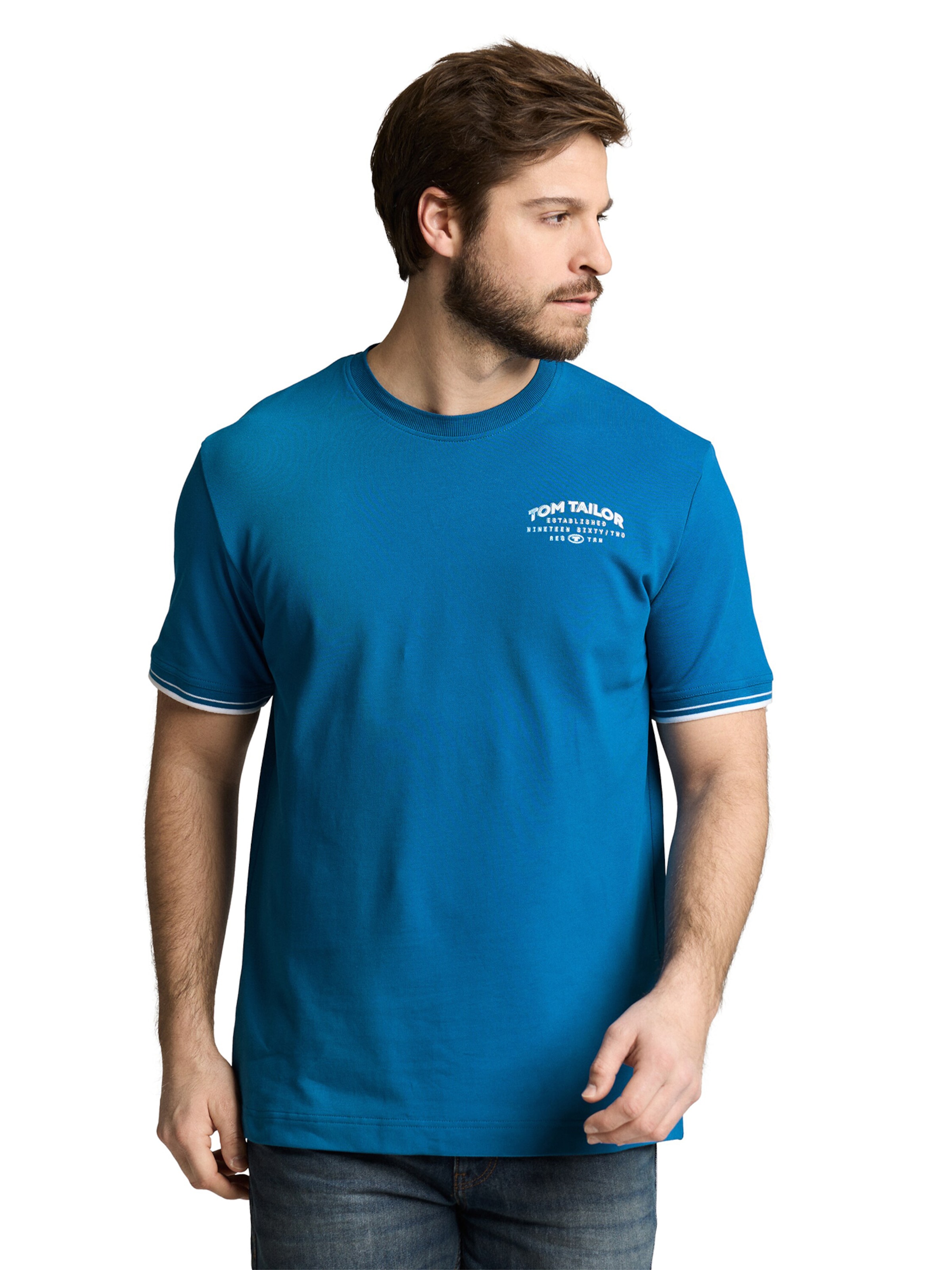 TOM TAILOR T-Shirt in Blau: Vorderseite