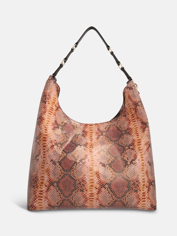Clio Handbag 'CARRY RAINBOW PYTHON' in Pink