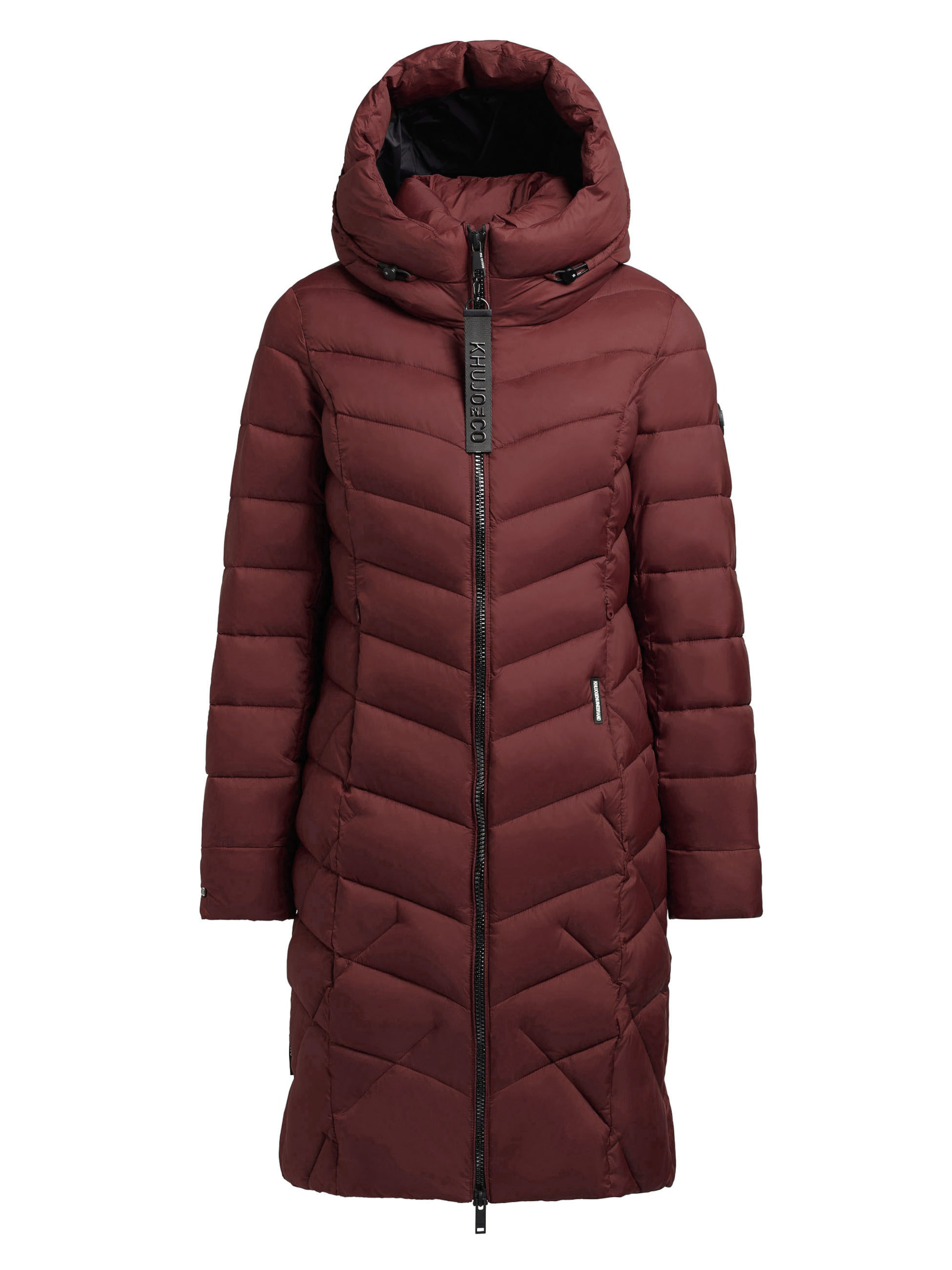 khujo Vinterfrakke 'ODANA2' i rød: forside