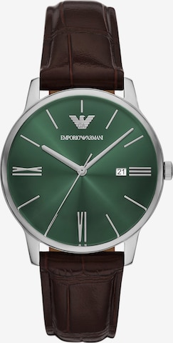 Emporio Armani Uhr in Braun: Vorderseite