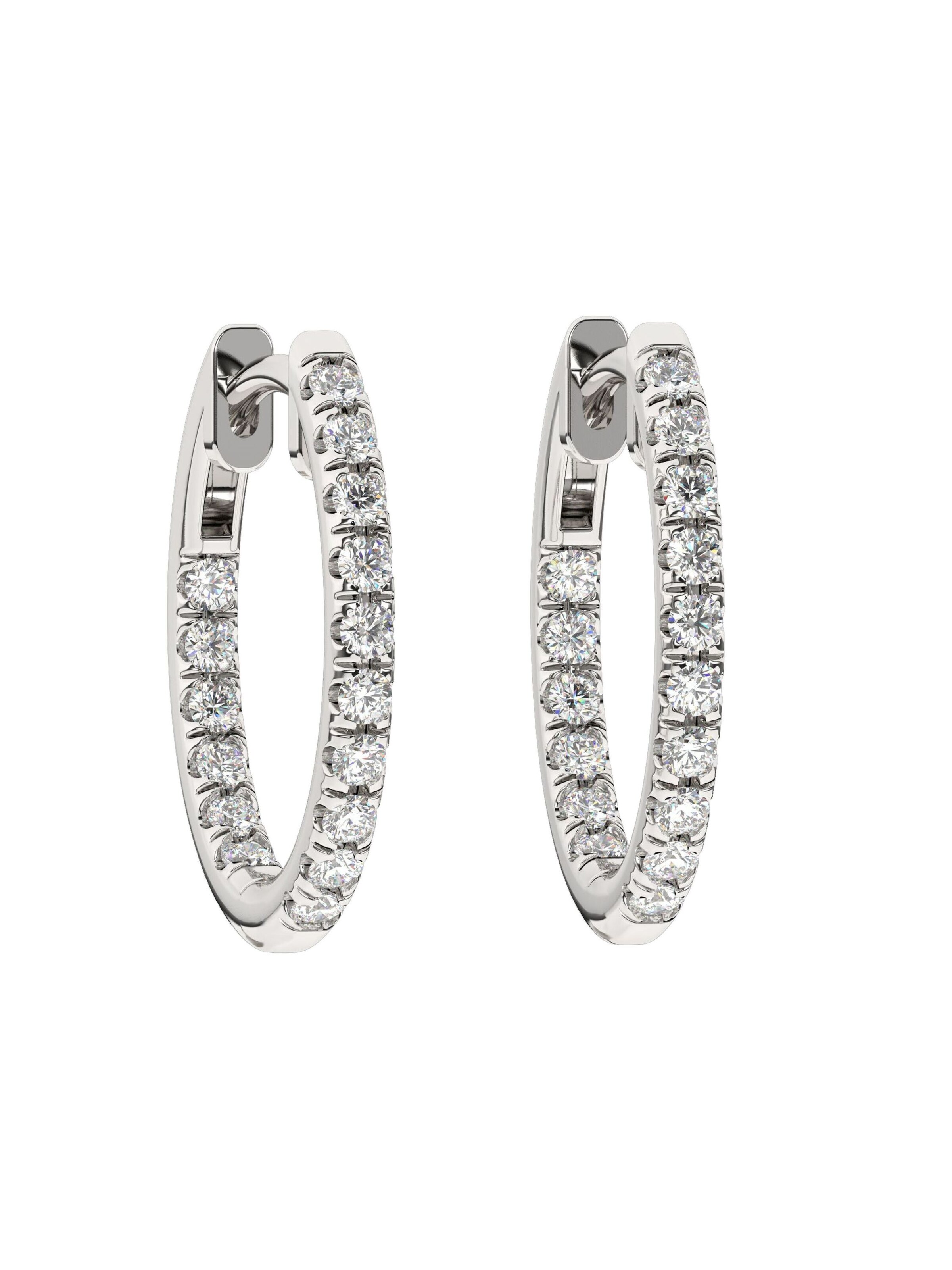 Diam Addict Earrings in Silver