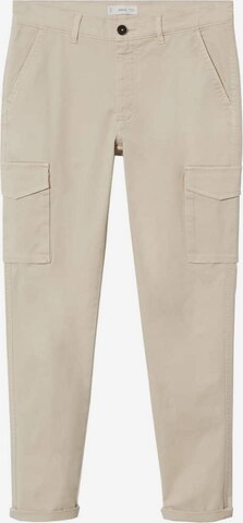 MANGO TEEN Pants in Beige: front