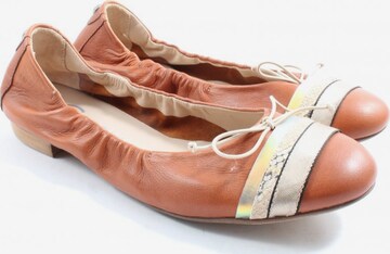Donna Carolina Flats & Loafers in 38,5 in Orange: front