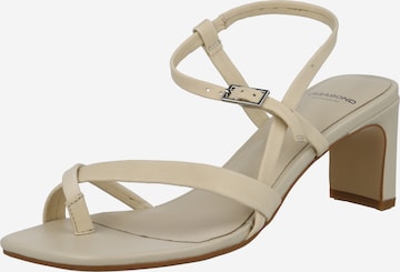 VAGABOND SHOEMAKERS Páskové sandály 'LUISA' – bílá: přední strana