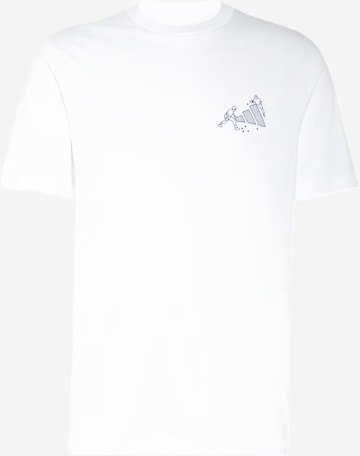Tricou funcțional 'NOV PONG' de la ADIDAS SPORTSWEAR pe alb: față