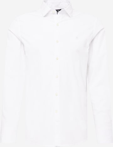 REPLAY Button Up Shirt in White: front