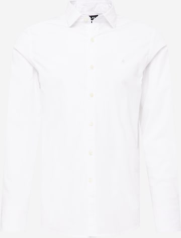 REPLAY Regular fit Button Up Shirt in White: front