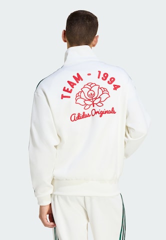 ADIDAS ORIGINALS Sweatvest 'Firebird' in Wit: voorkant