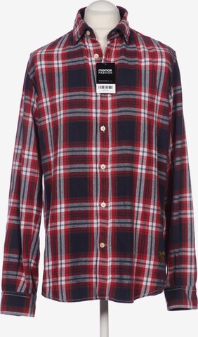 Bogner Fire + Ice Button Up Shirt in M-L in Blue: front