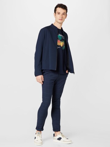 Regular Pantalon chino TOM TAILOR DENIM en bleu