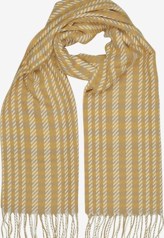 COLLEZIONE ALESSANDRO Scarf 'Inverno' in Yellow: front